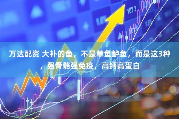 万达配资 大补的鱼，不是草鱼鲈鱼，而是这3种，强骨骼强免疫，高钙高蛋白